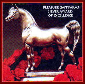 Pleasure Gait Farms Silver Award of Excellence